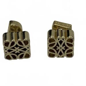 Loewe Goldtone None Geometric 0.5" CJ Earrings